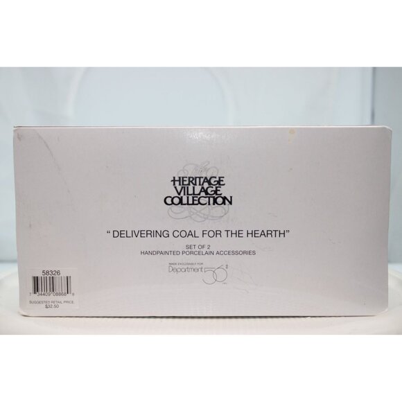 Dept 56 Dickens Village - Delivering Coal for the Hearth - Picture 2 of 7